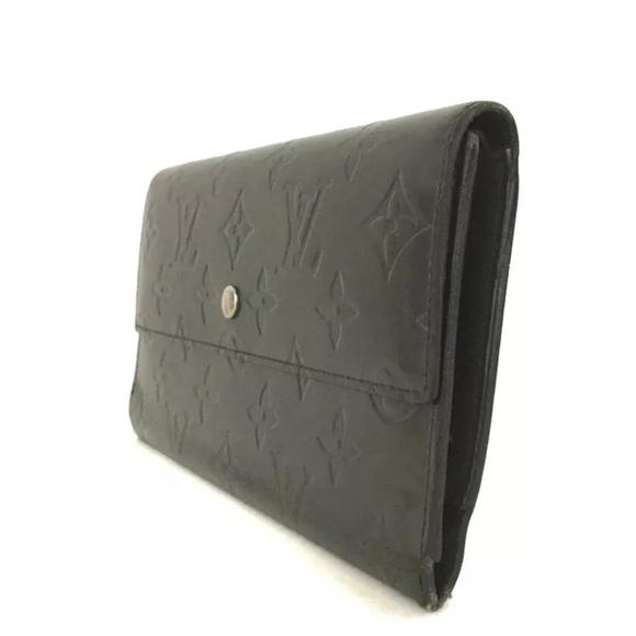 Authentic Louis Vuitton Monogram Mat Porte Tresor International Long Wallet - Picture 11 of 15